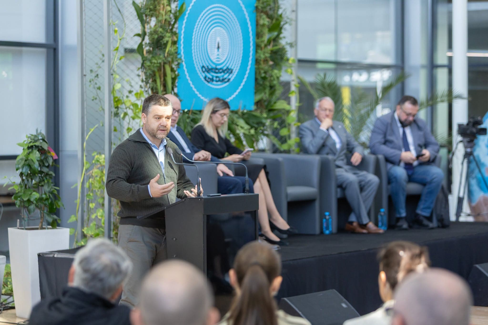 Ciprian Ciucu at event dedicated to Dambovita River.