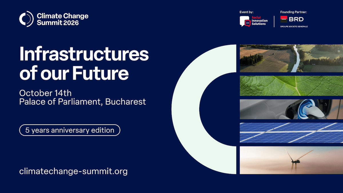 Climate Change Summit 2026 poster.