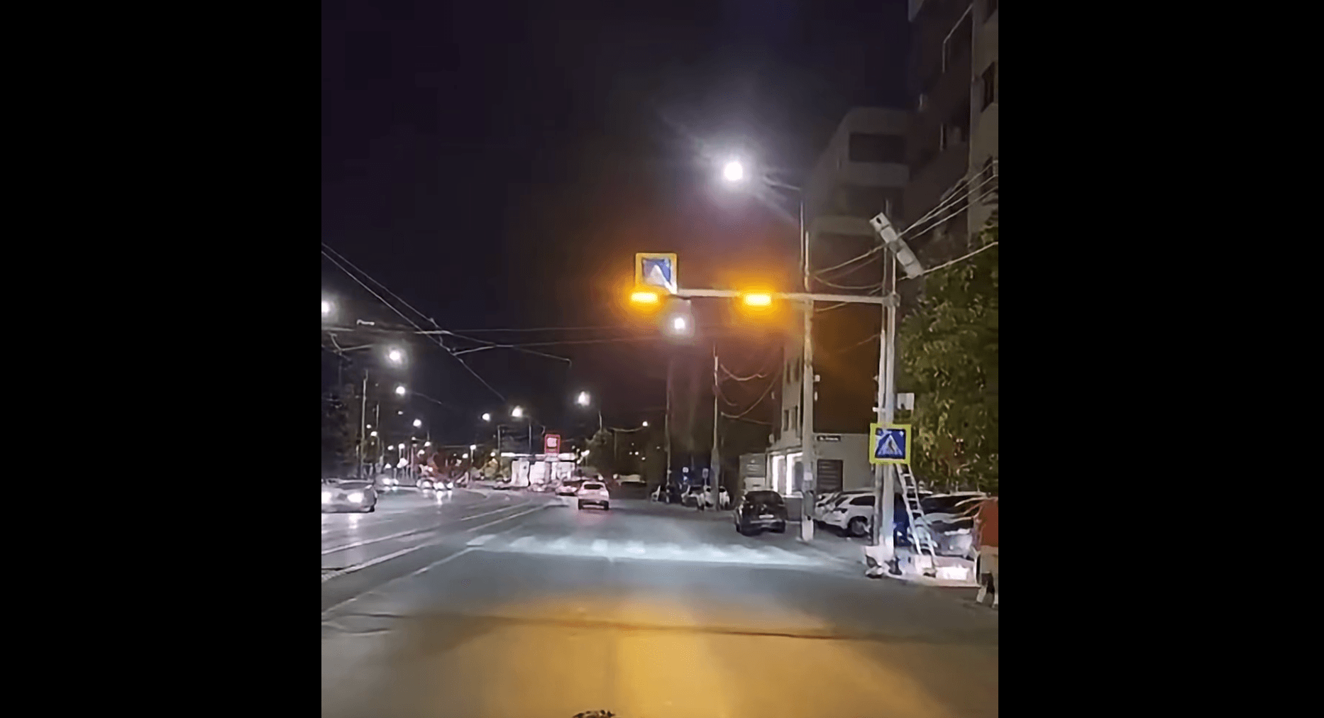 Smart pedestrian crossing in Bucharest