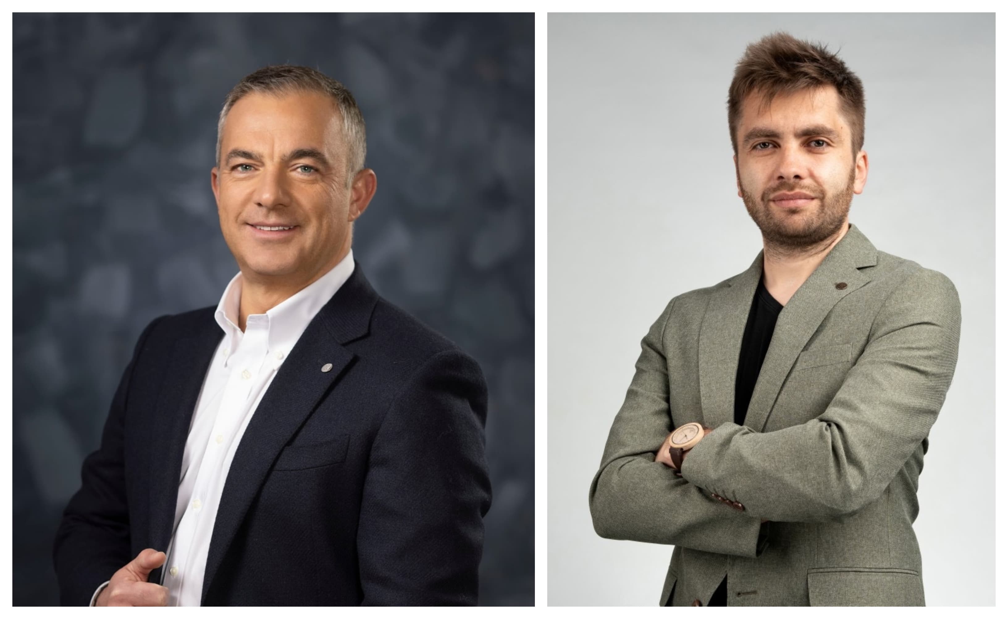 Daniel Mischie (left) and Andrei Popescu (right).