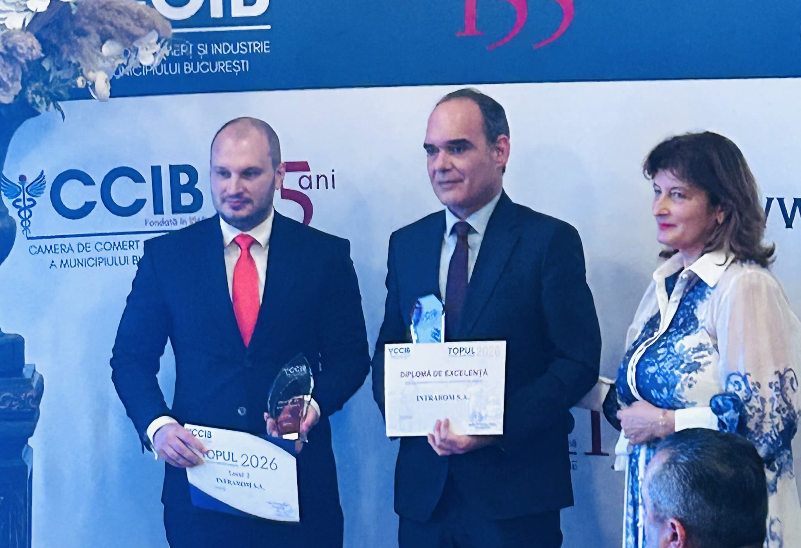 Intrarom Receives the Bucharest Chamber of Commerce Excellence Trophy