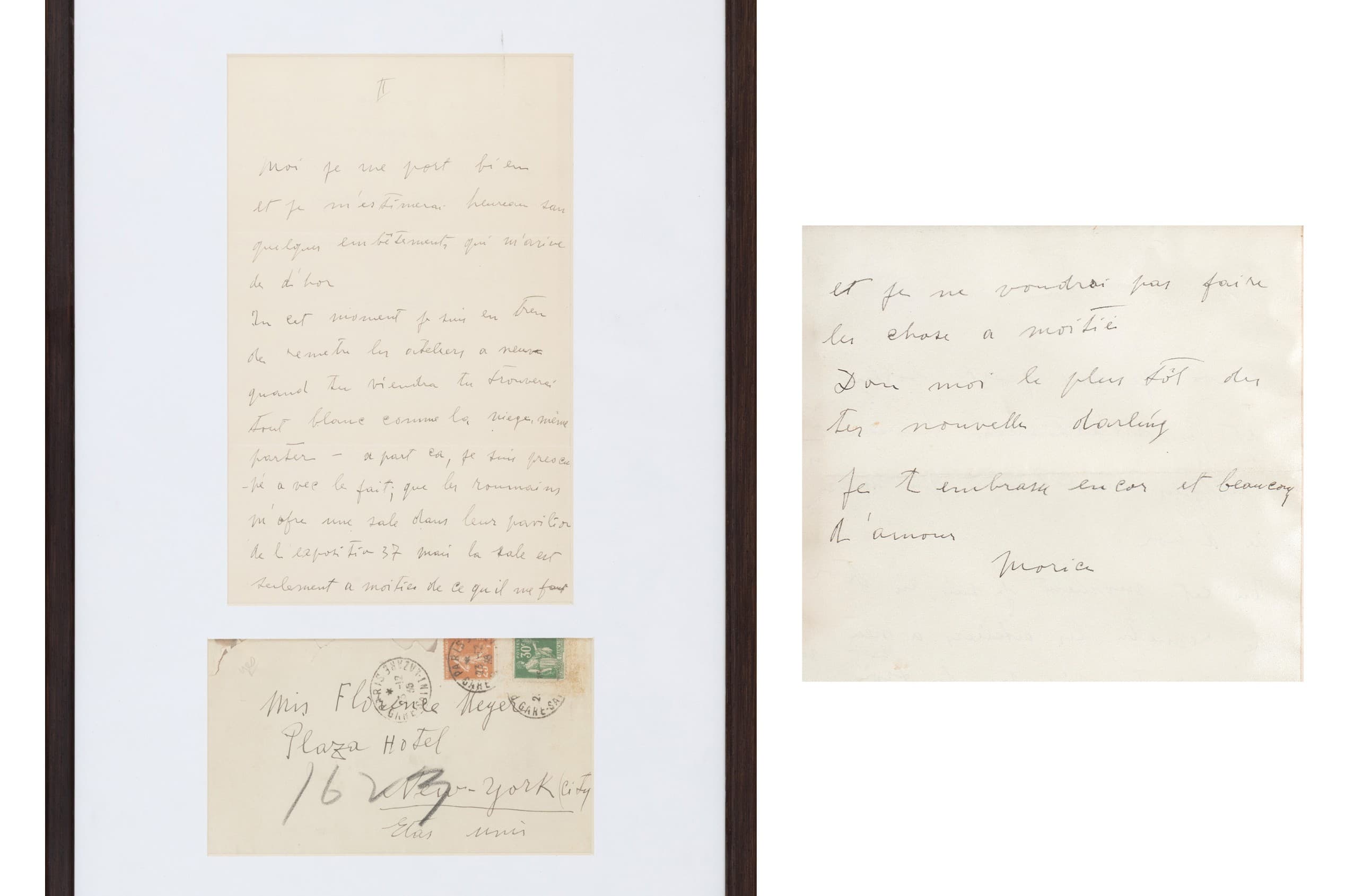 Constantin Brancusi love letter.