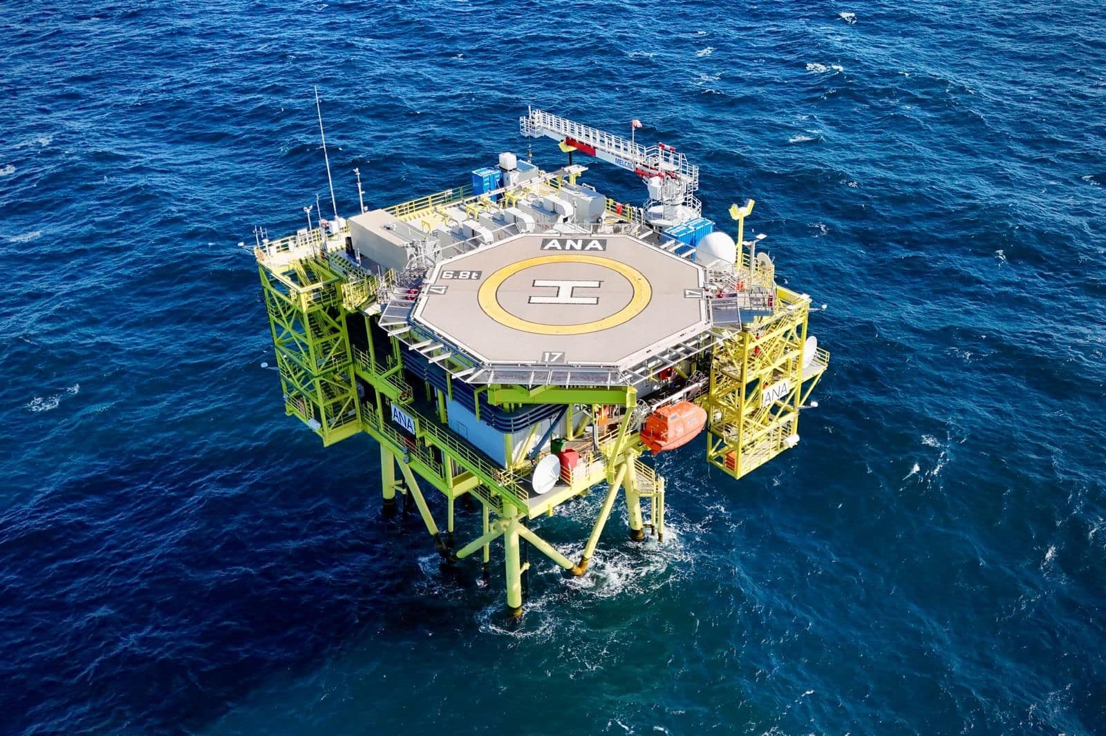 Black Sea Oil & Gas offshore platform.