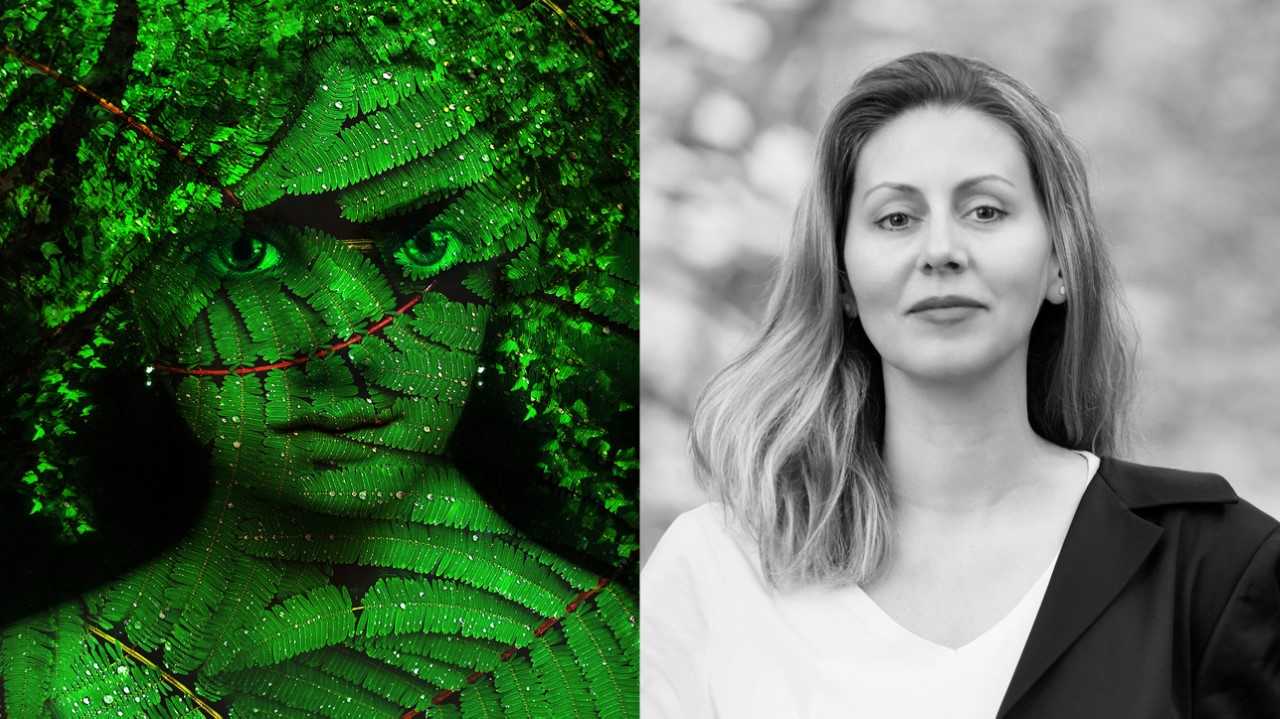 Cristina Schek and her work Fern Girl.
