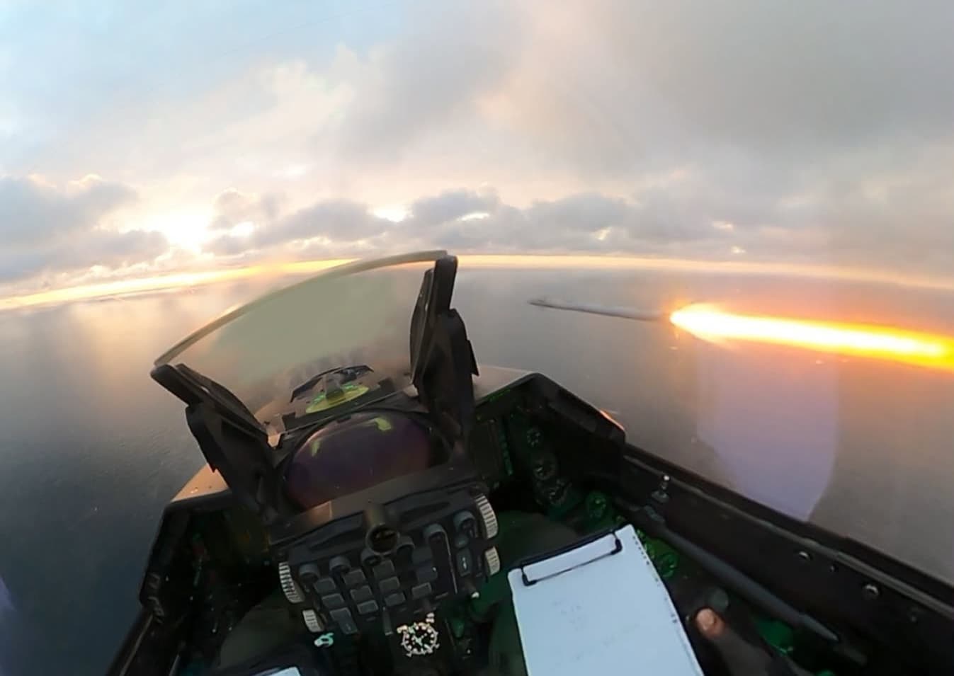 Romanian F-16 shoots down drone over Black Sea.