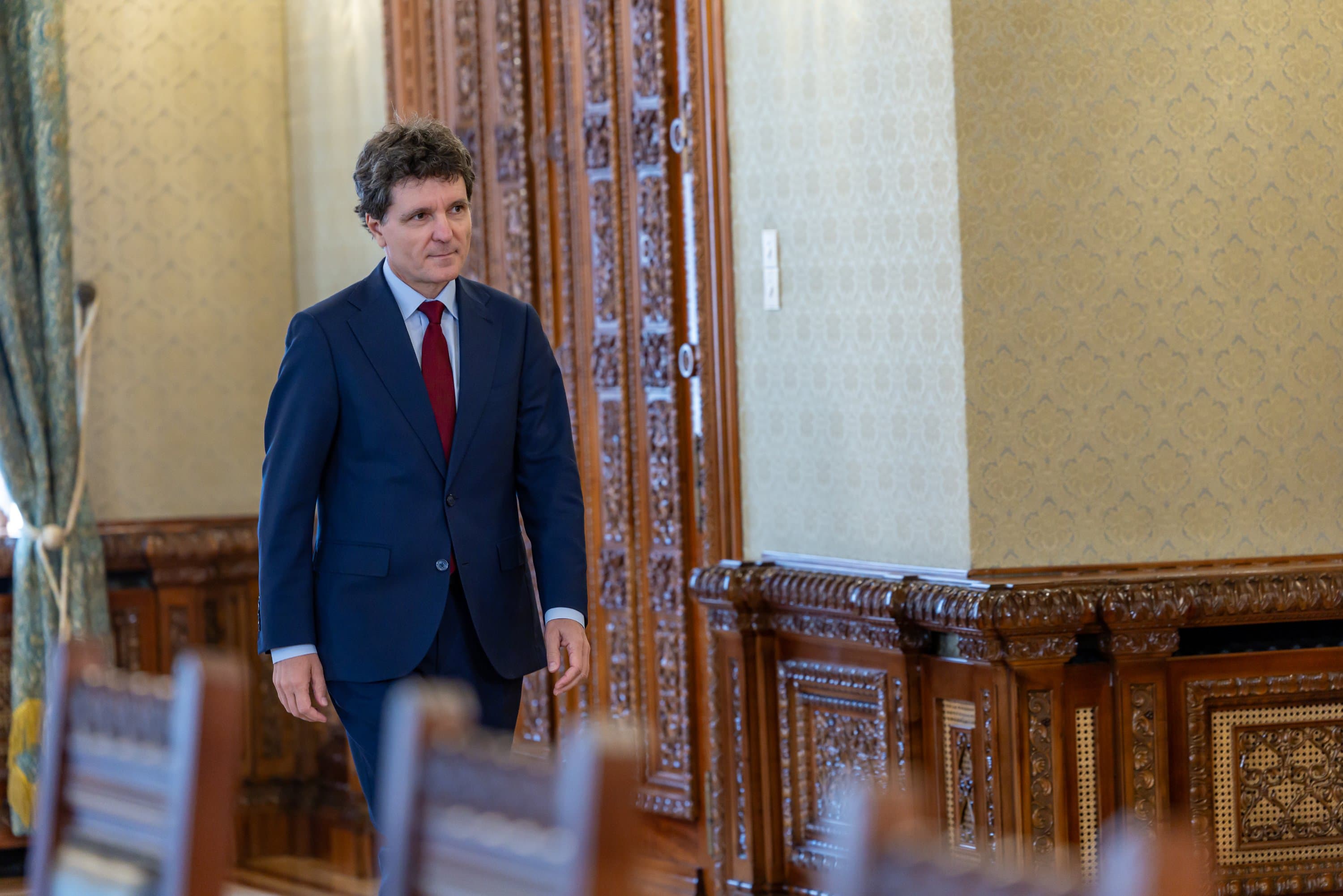 President Nicușor Dan at Cotroceni Palace.