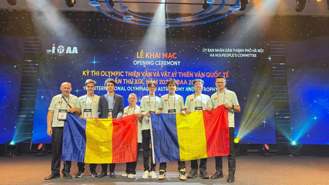 Romanian students at International Olympiad on Astronomy 2026.