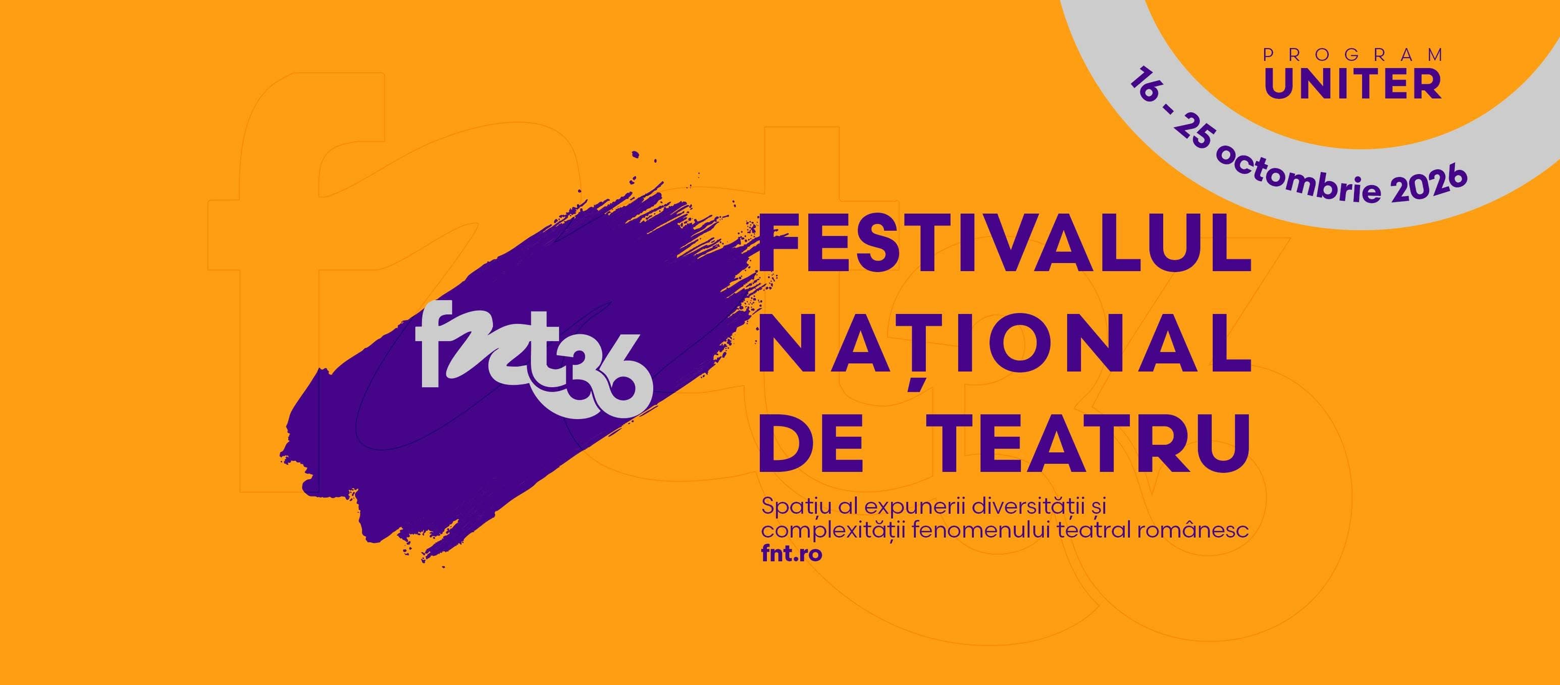 National Theatre Festival 2026 poster.