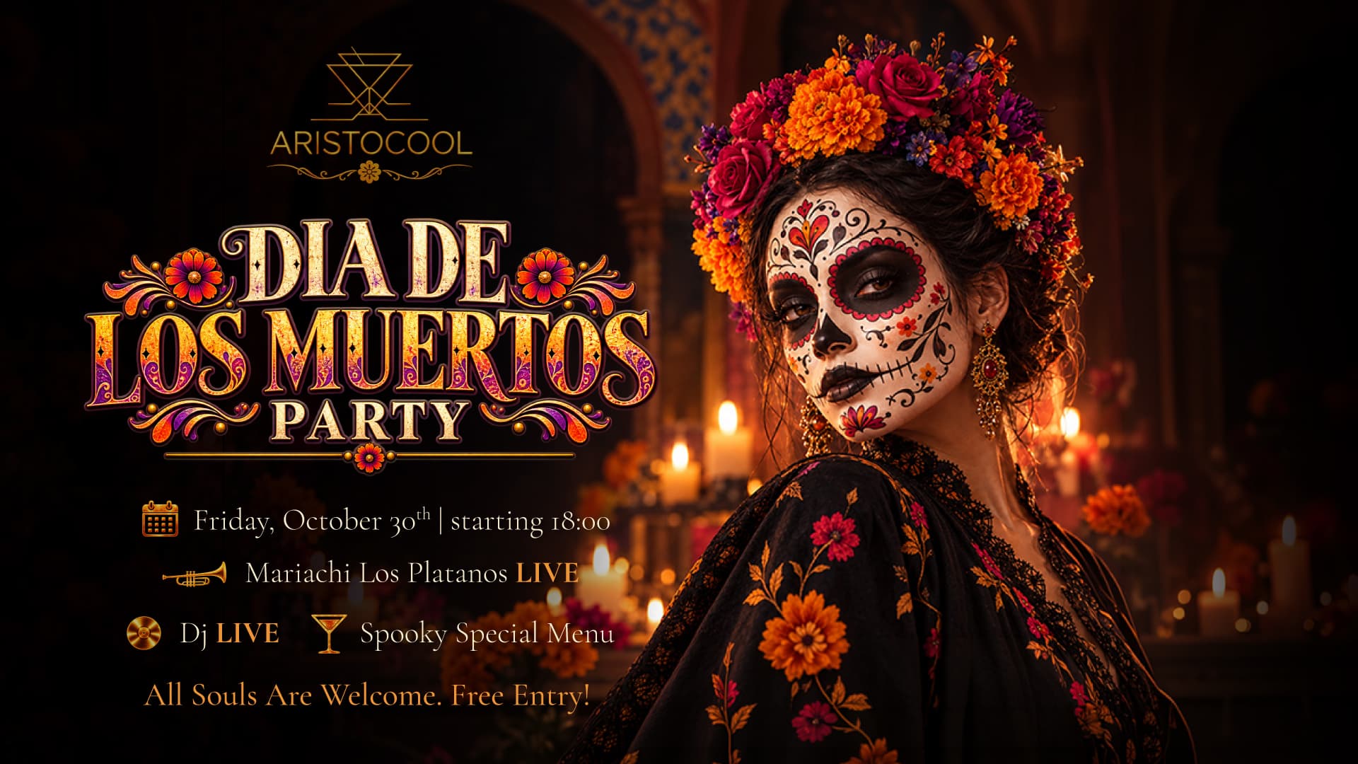 A Taste of Mexico in Bucharest: Día de los Muertos at Aristocool, Radisson Blu Hotel, Bucharest