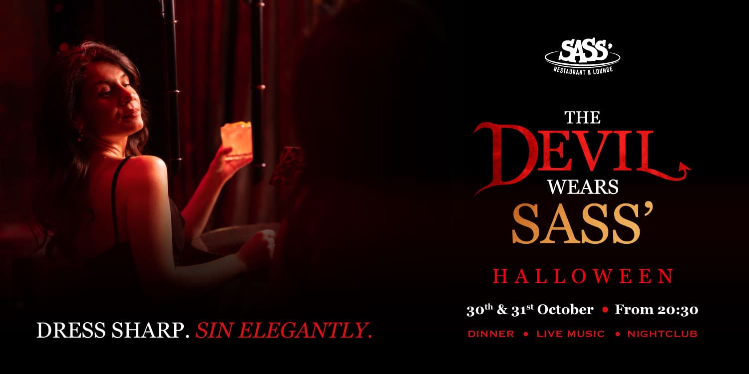 A two-night Halloween dinner-to-club experience at Sass'