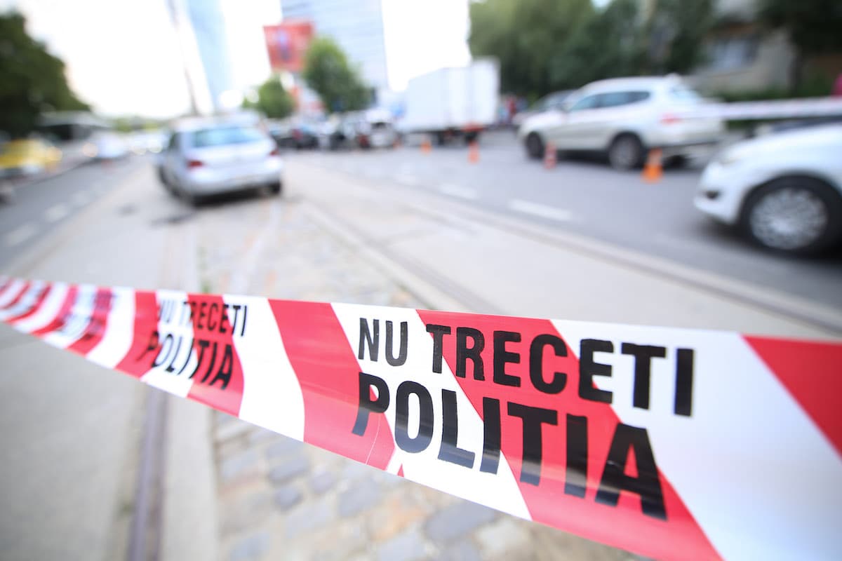 Road accident site
