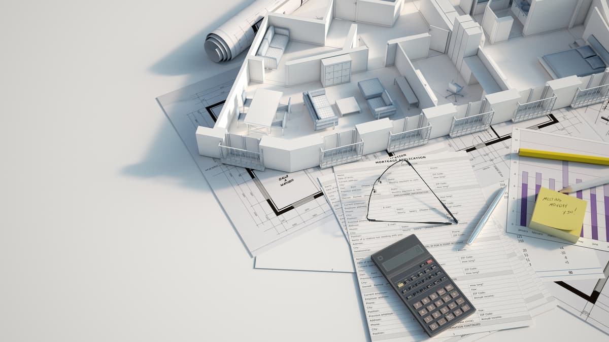 Real estate project - illustration.