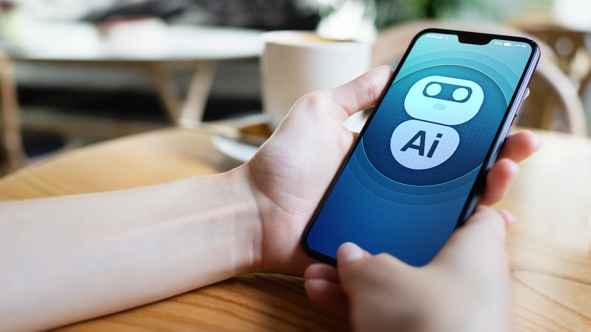 AI application on mobile.