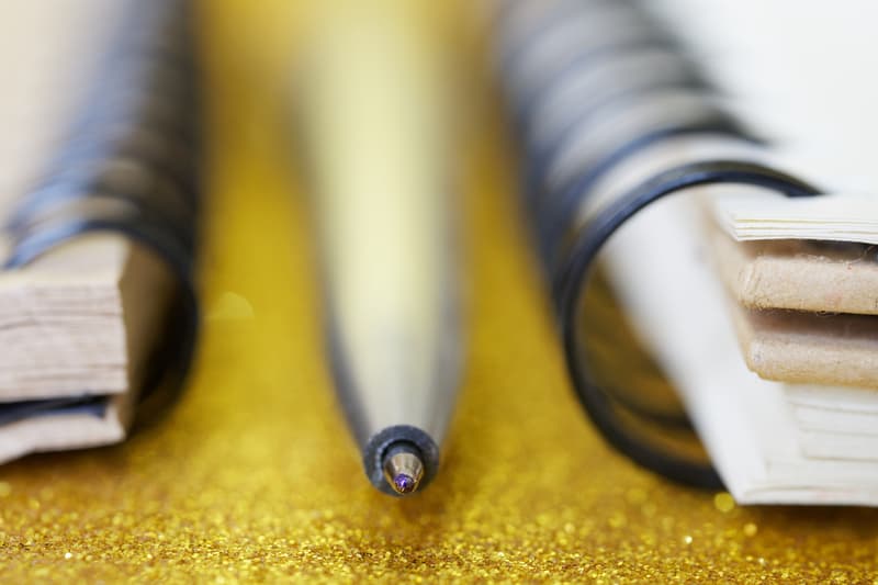 Pen between two contracts.