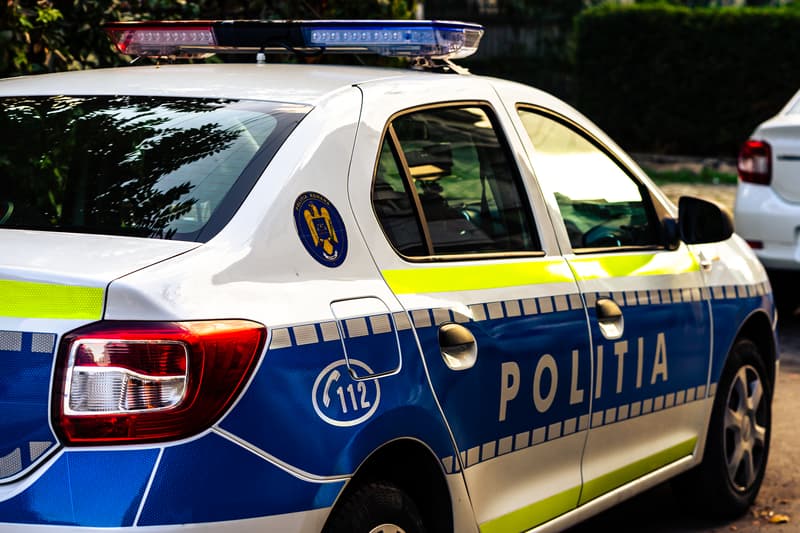 Romanian Police car.