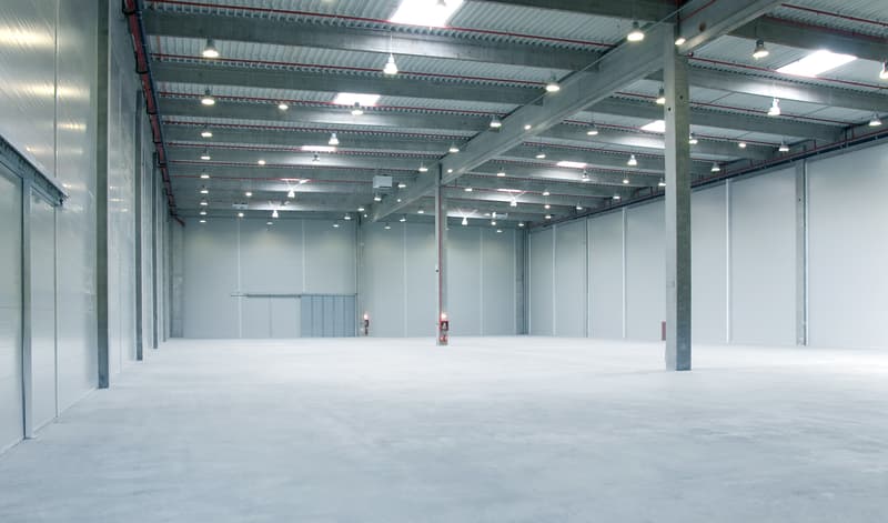 Empty warehouse.
