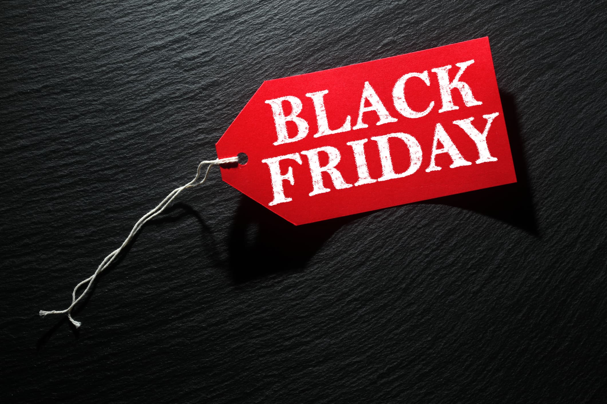 Black Friday tag.