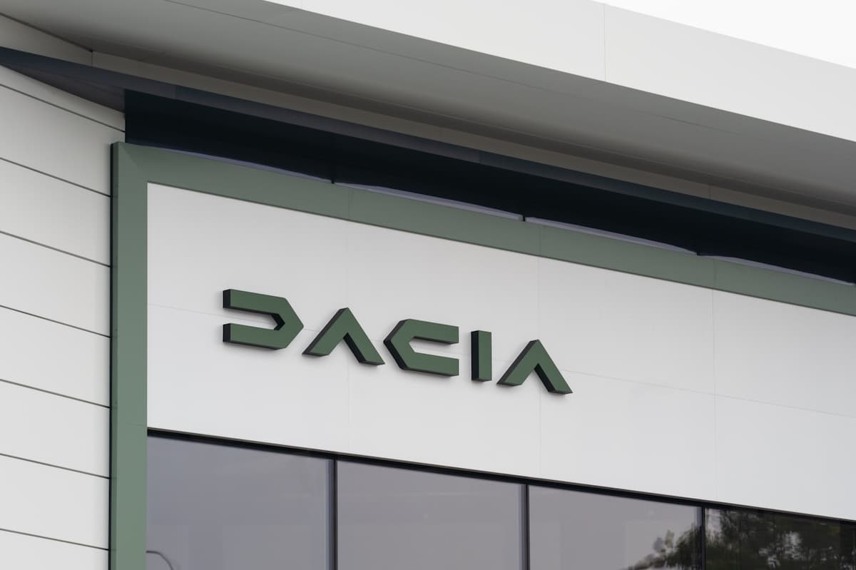 Dacia showroom.
