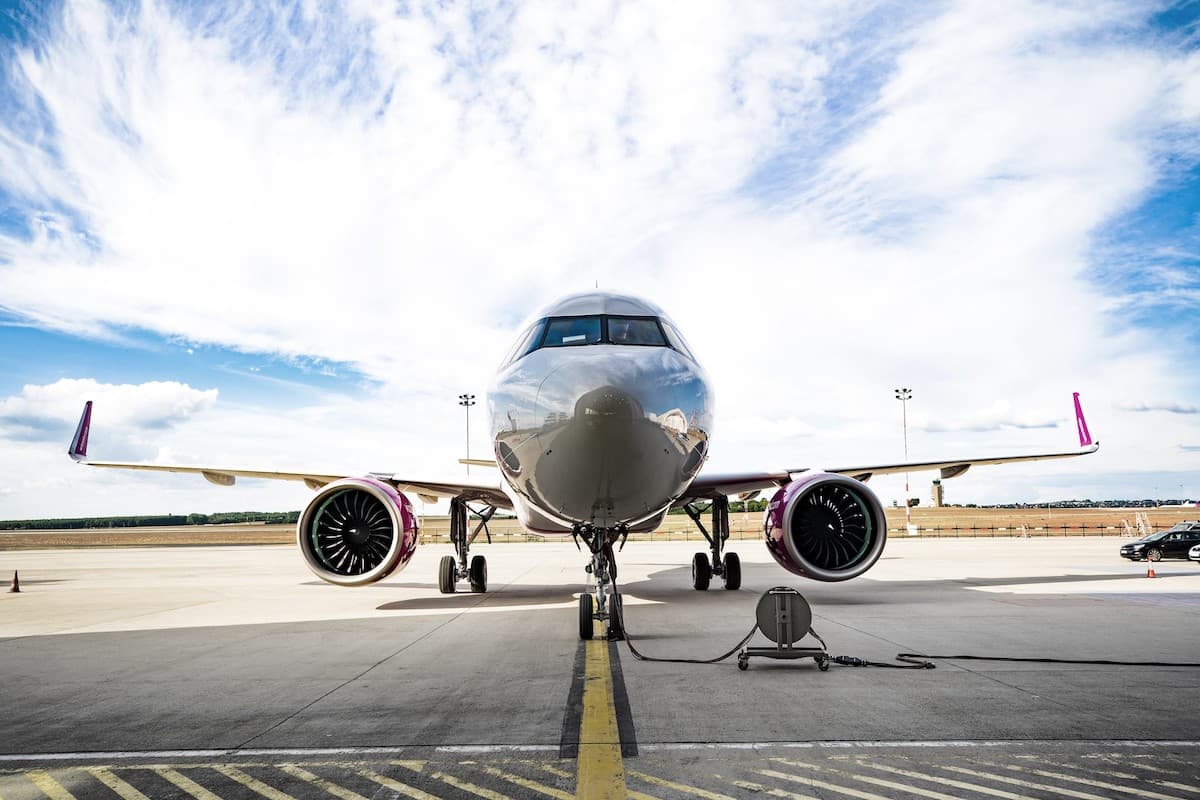 Wizz Air plane.