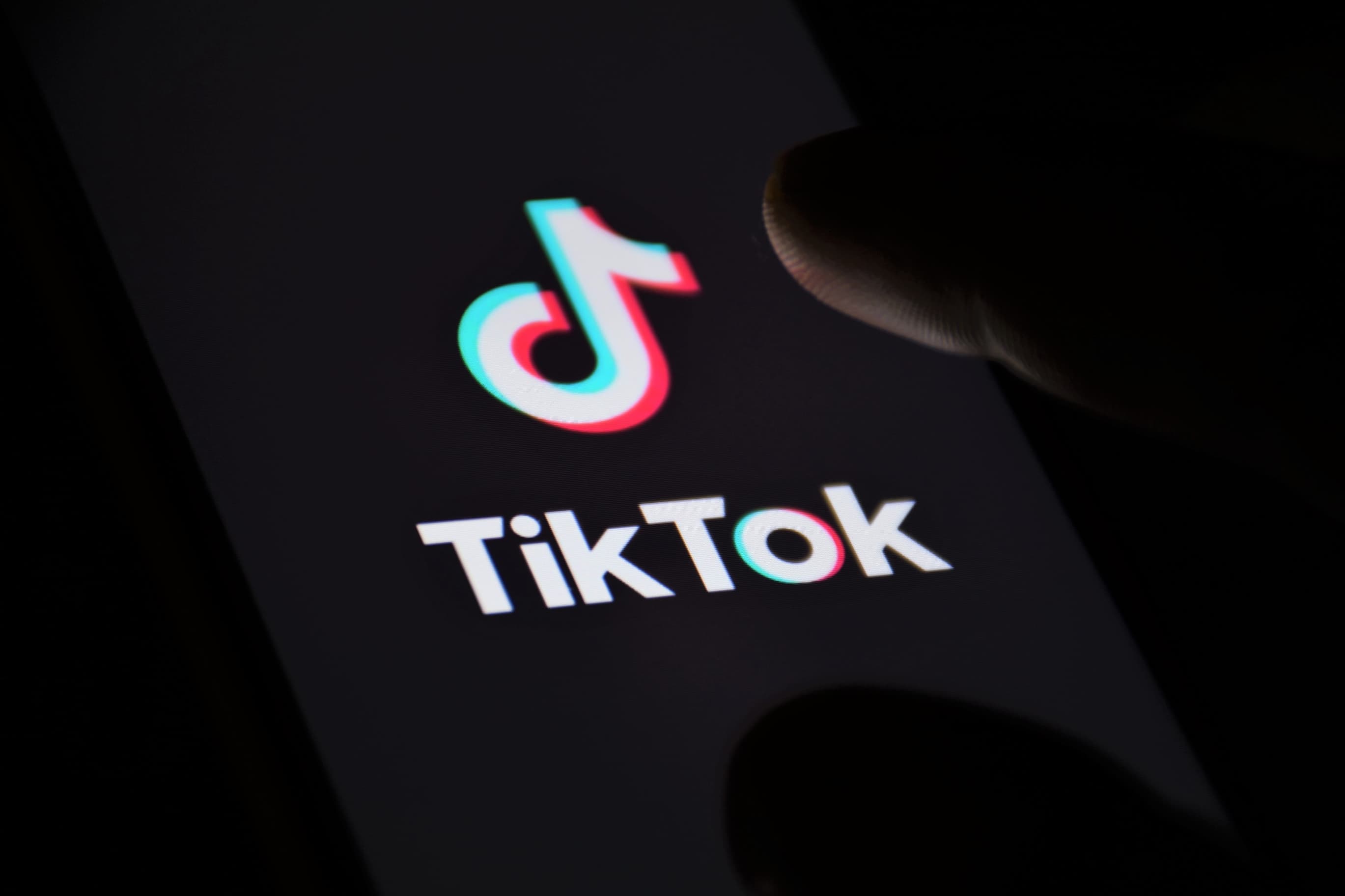 TikTok logo.