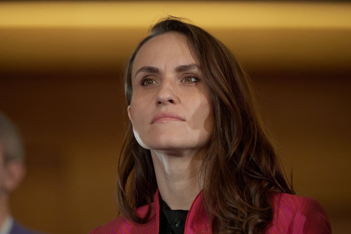 Romanian foreign minister Oana Toiu.
