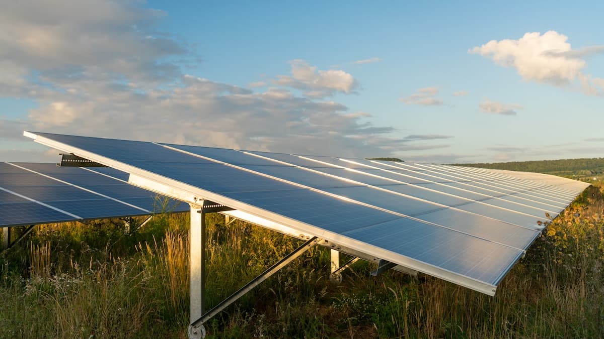 Solar panels - illustration.