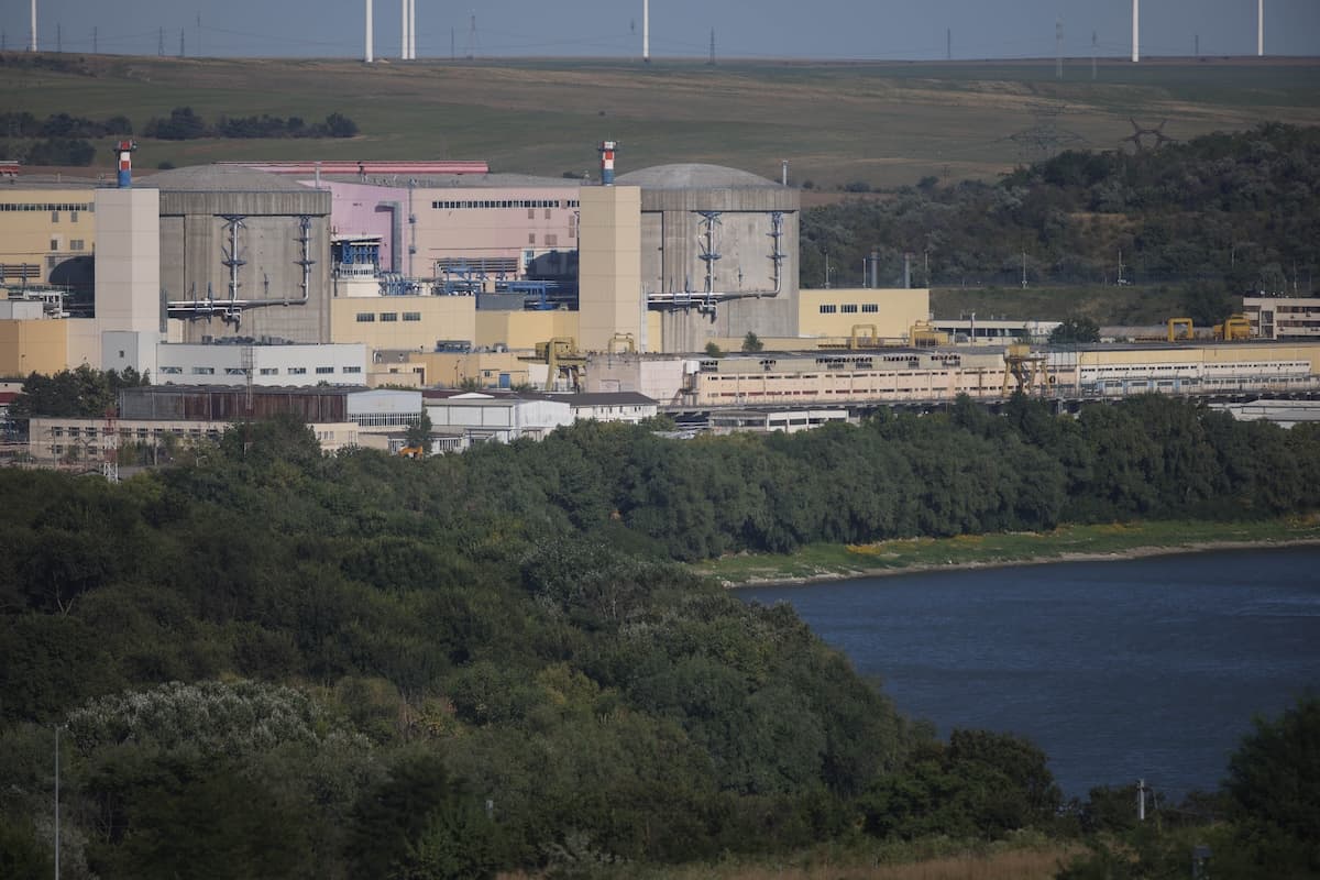 Cernavoda nuclear power plant in Romania.