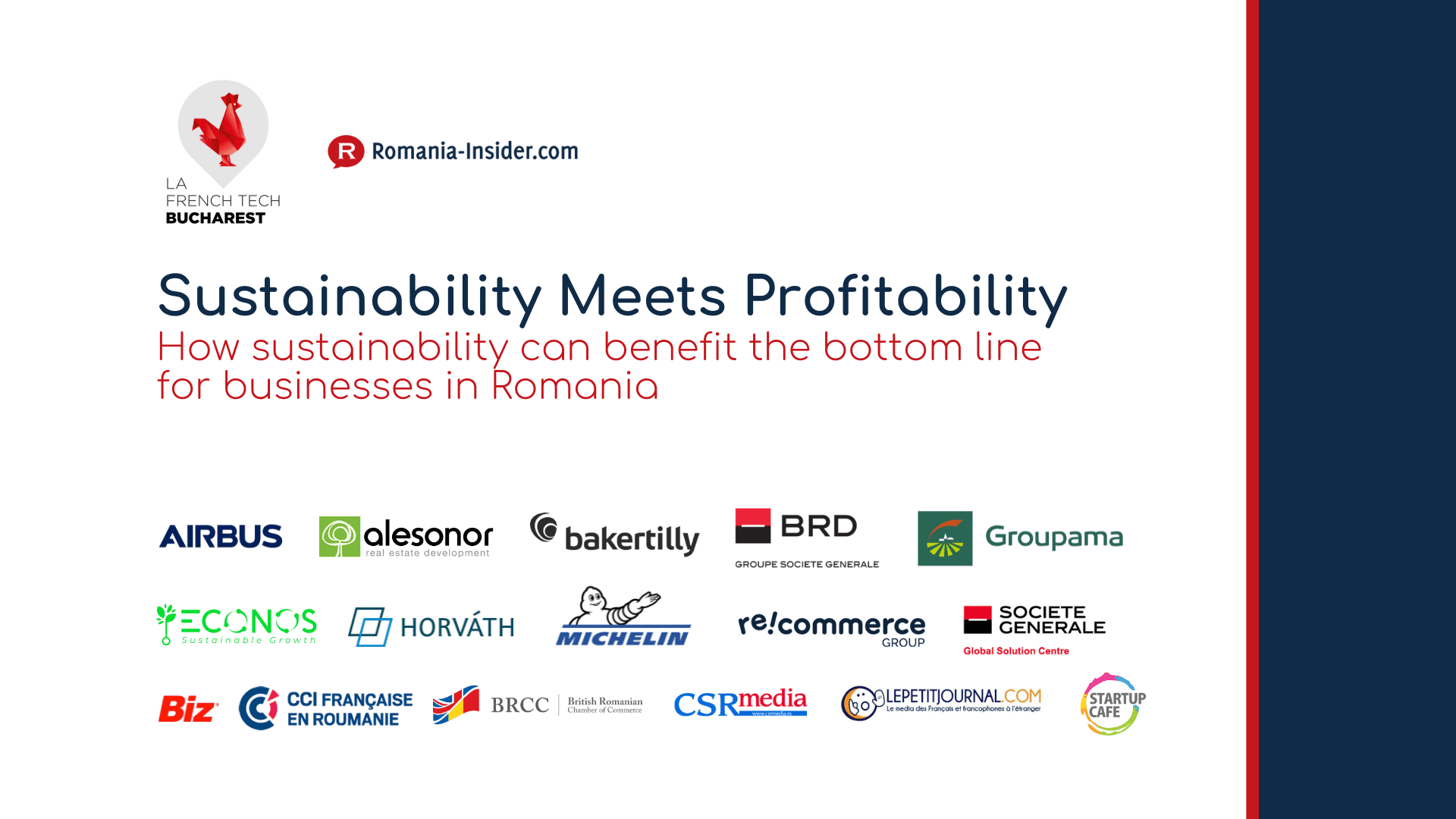 Top speakers come on stage at Sustainability Meets Profitability event on March 22