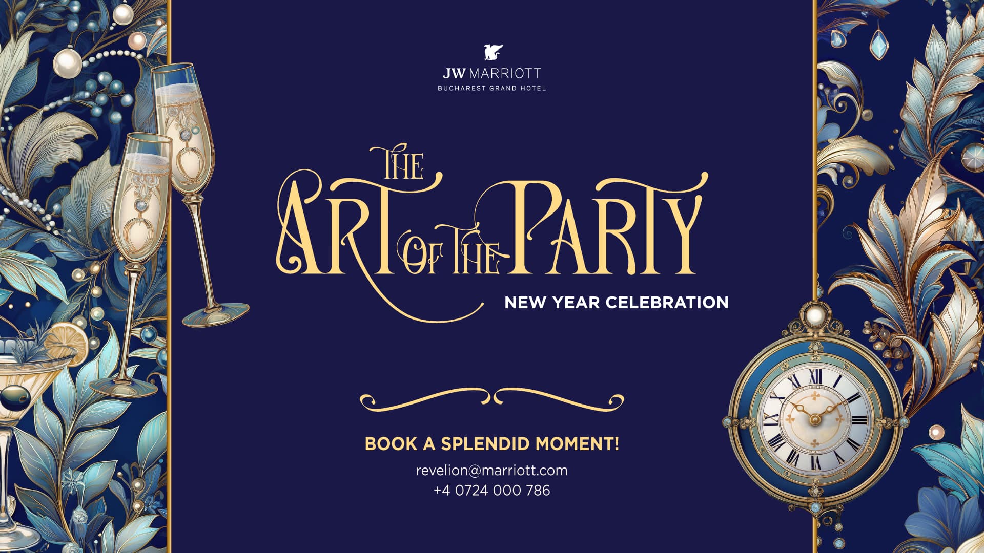 Experience a Legendary New Year Celebration at JW Marriott Bucharest Grand Hotel