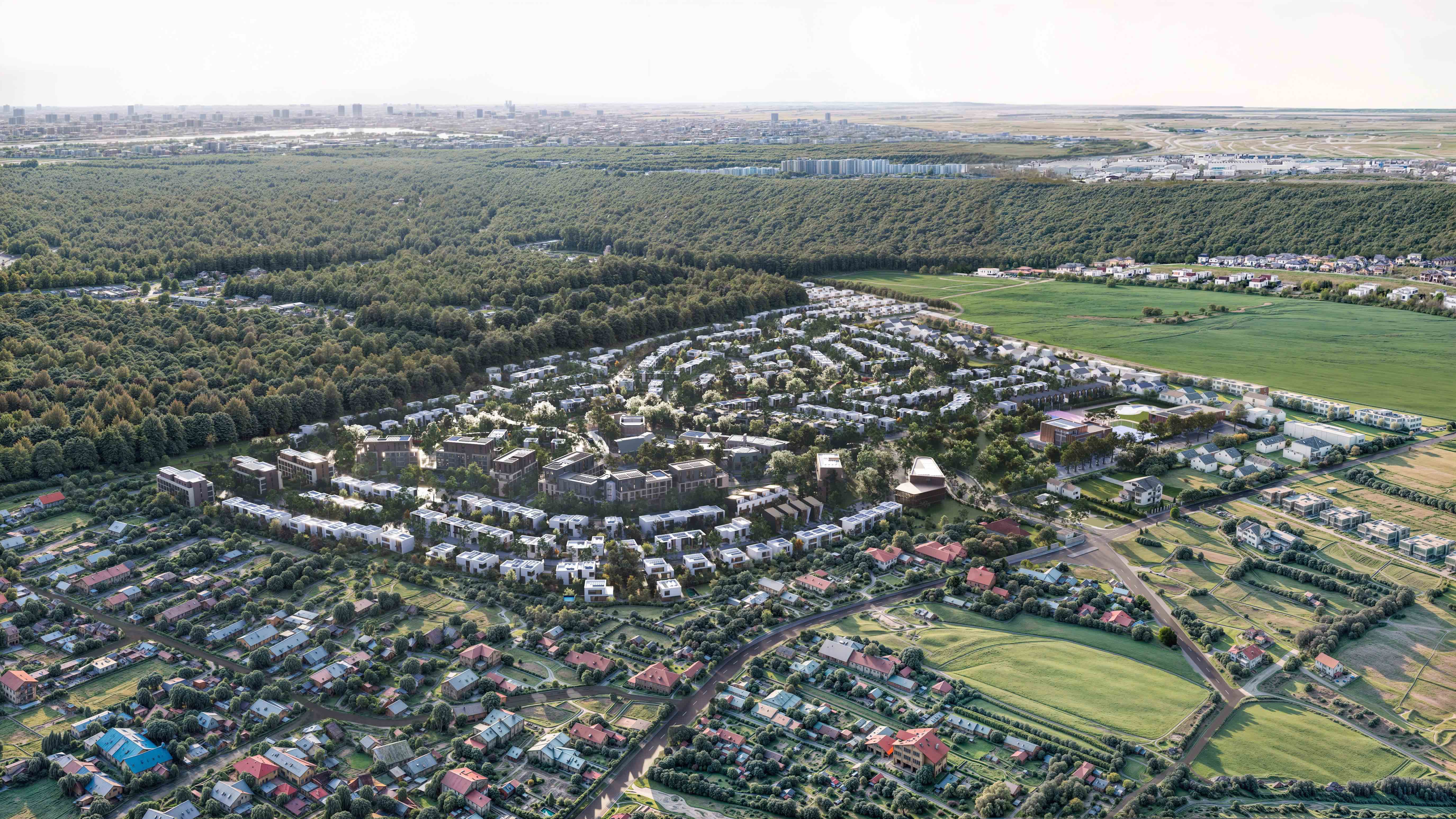 Amber Forest achieves the first LEED v4.1 Communities: Plan and Design Platinum Certification in Europe