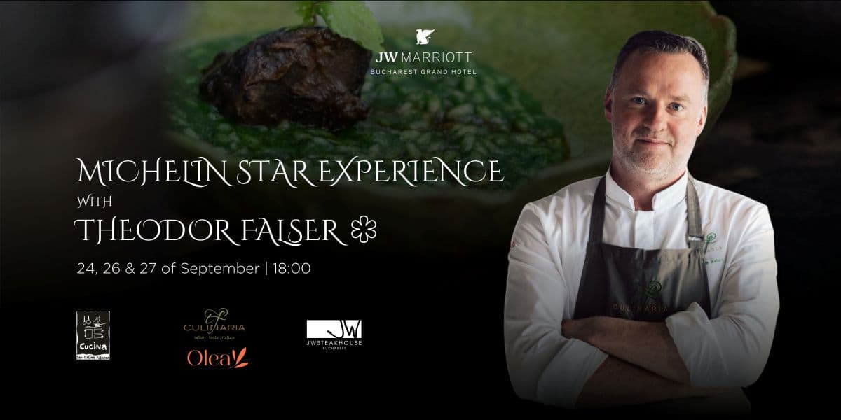 A Taste of Nature: Michelin-Starred Chef Theodor Falser brings his culinary artistry to JW Marriott Bucharest