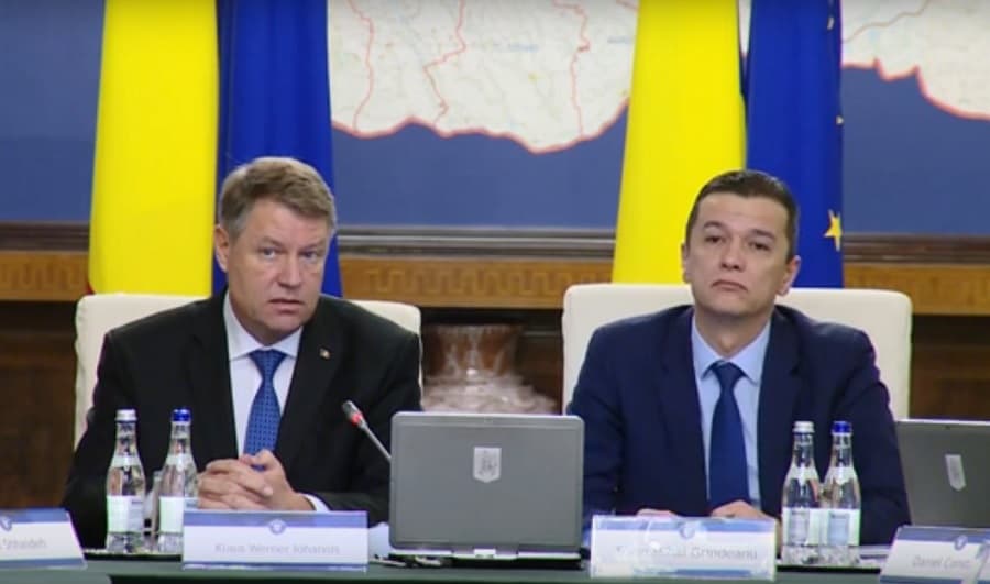 Romania’s President attends Government meeting as changes to criminal laws are considered