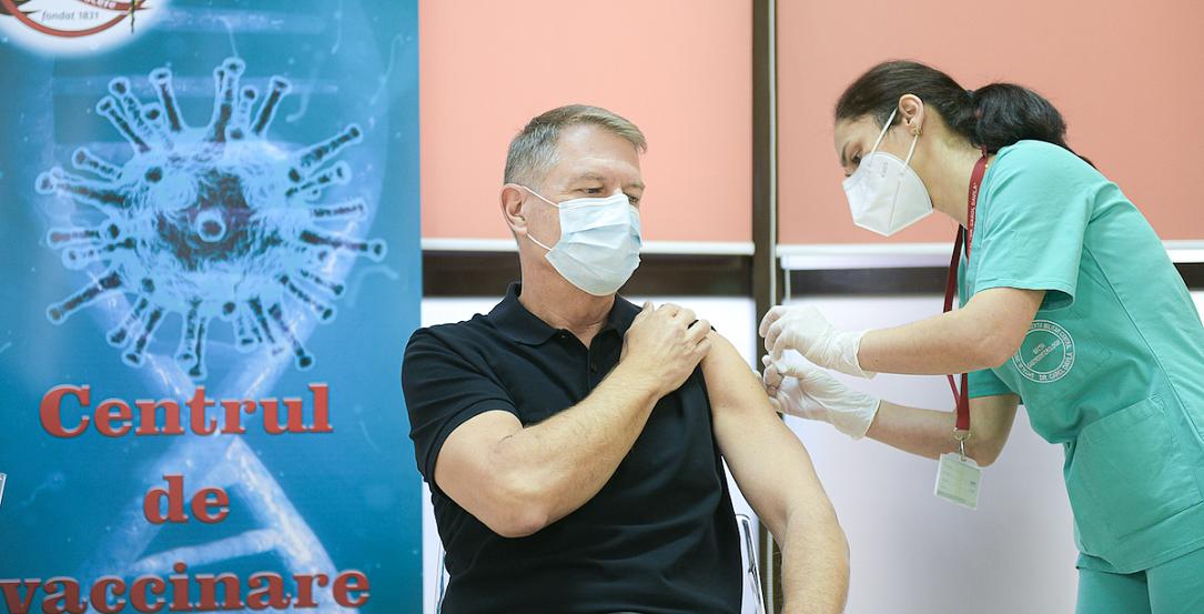 Romania S President Gets First Dose Of Covid 19 Vaccine It Is A Simple Procedure It Doesn T Hurt Romania Insider