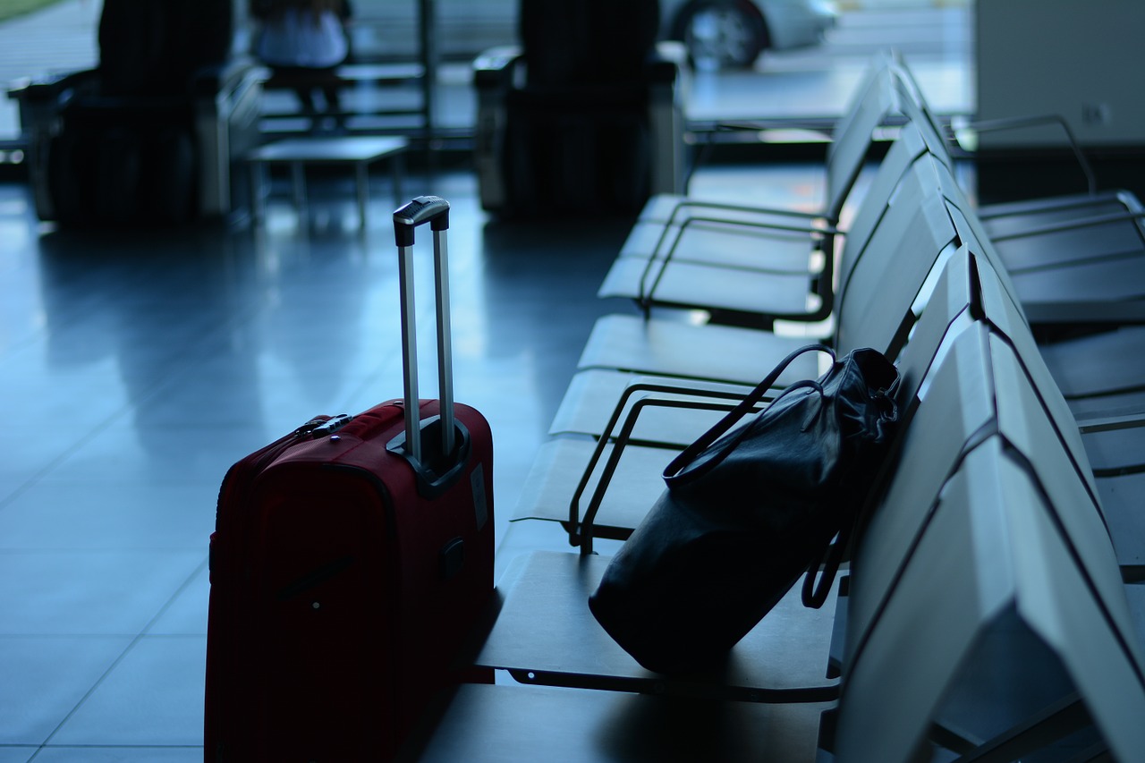 airport suitcase