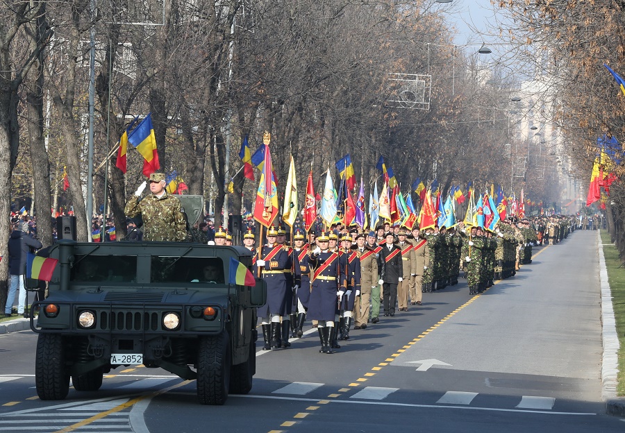 4,000 Romanian and foreign troops at National Day parade in Bucharest