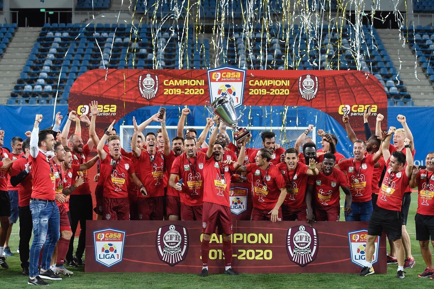 CFR Cluj wins third consecutive championship title in Romania | Romania