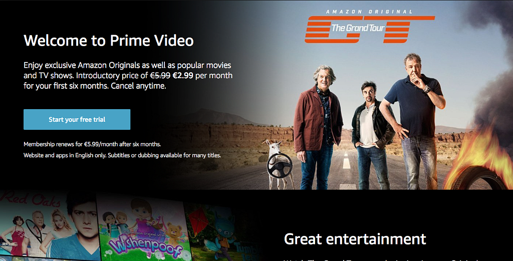 Amazon Prime Video Is Now Available In Romania Romania Insider
