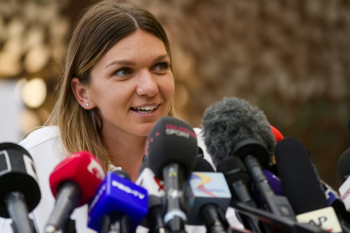 Romanian tennis star Simona Halep urges Romanians to support Visa Waiver Program
