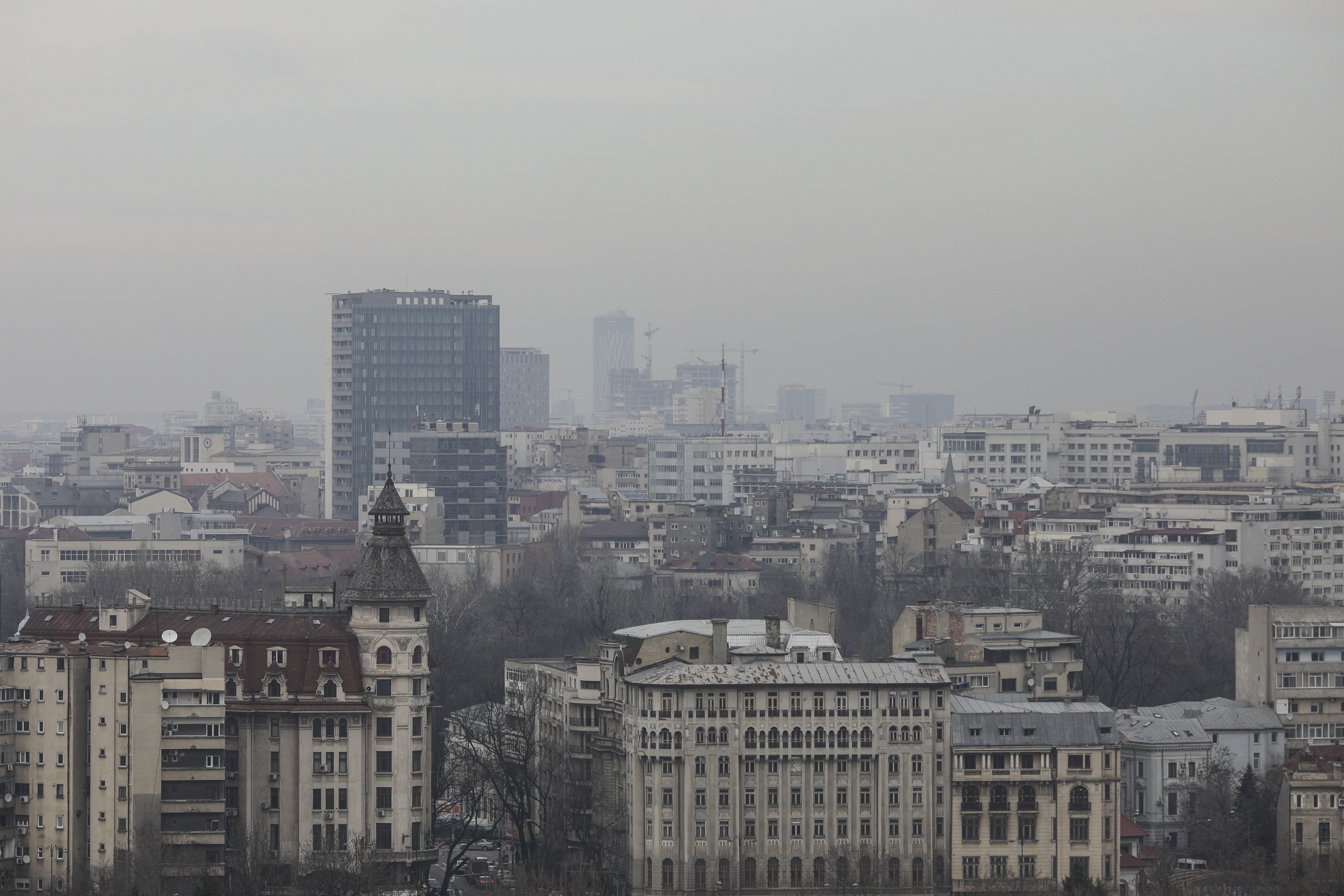 Air pollution measured by health costs per capita in Bucharest, highest in Europe