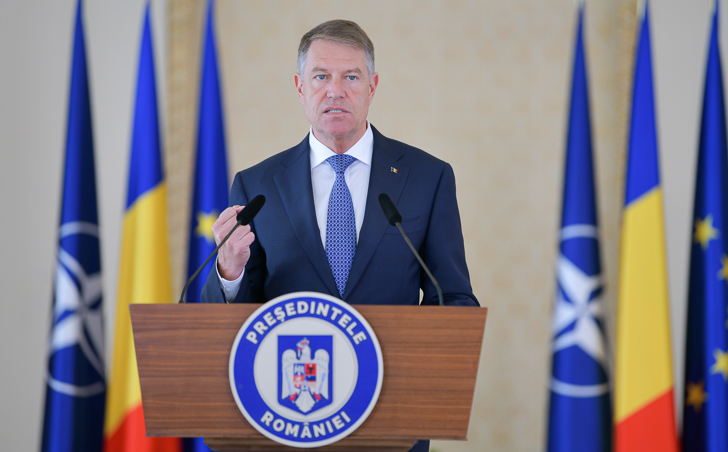 Romanian president announces bid for NATO secretary general job