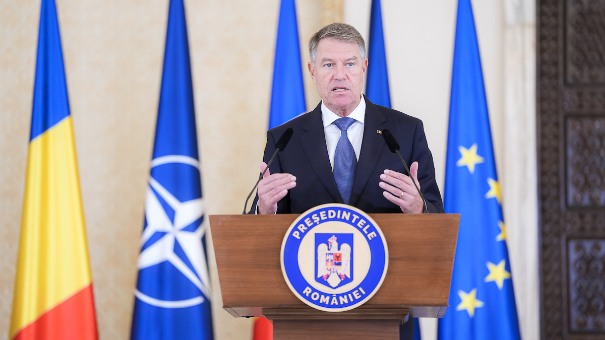 Romanian president sees his odds in the race for the top NATO job as “reasonable”