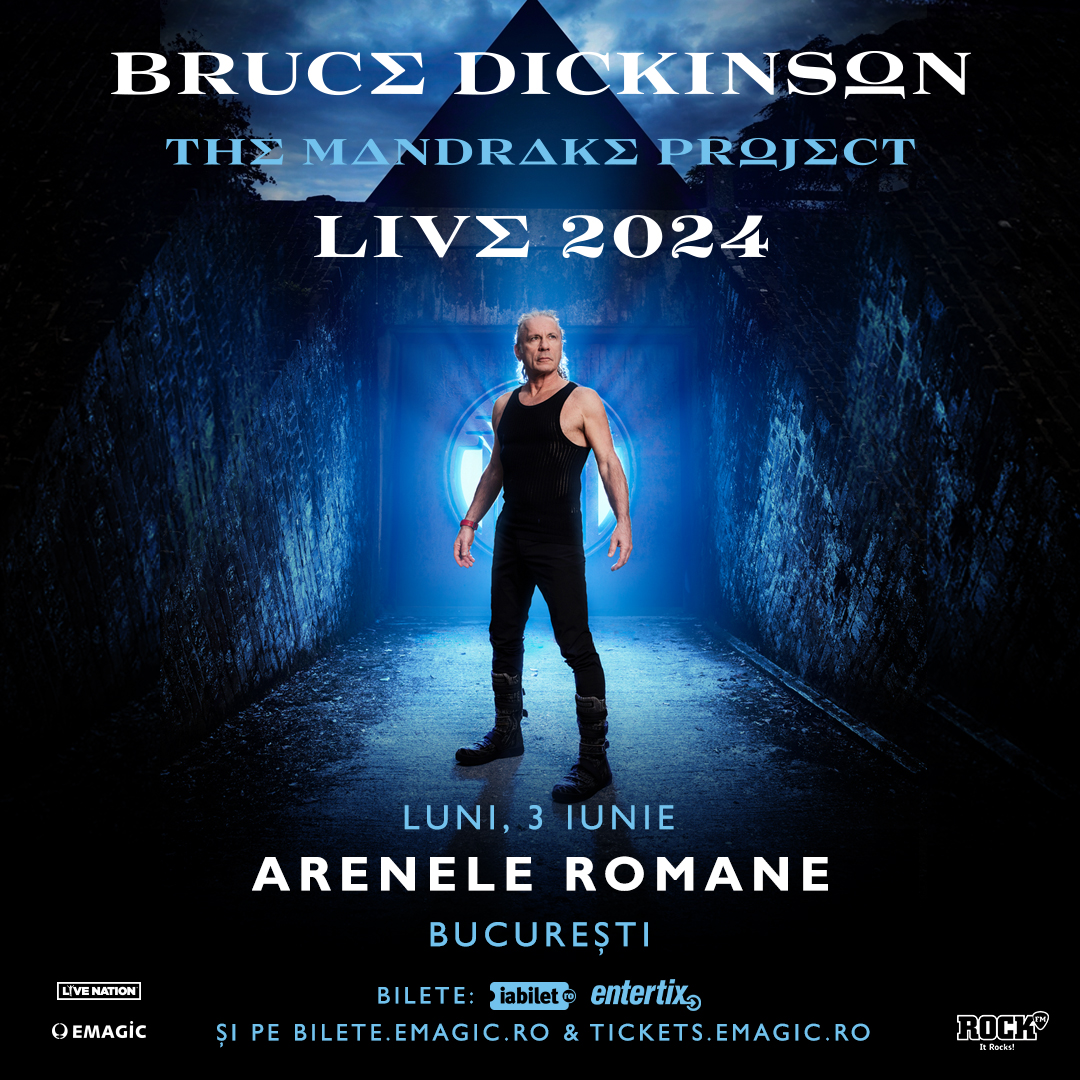 Legendary Iron Maiden lead singer Bruce Dickinson to perform in Romania in 2024