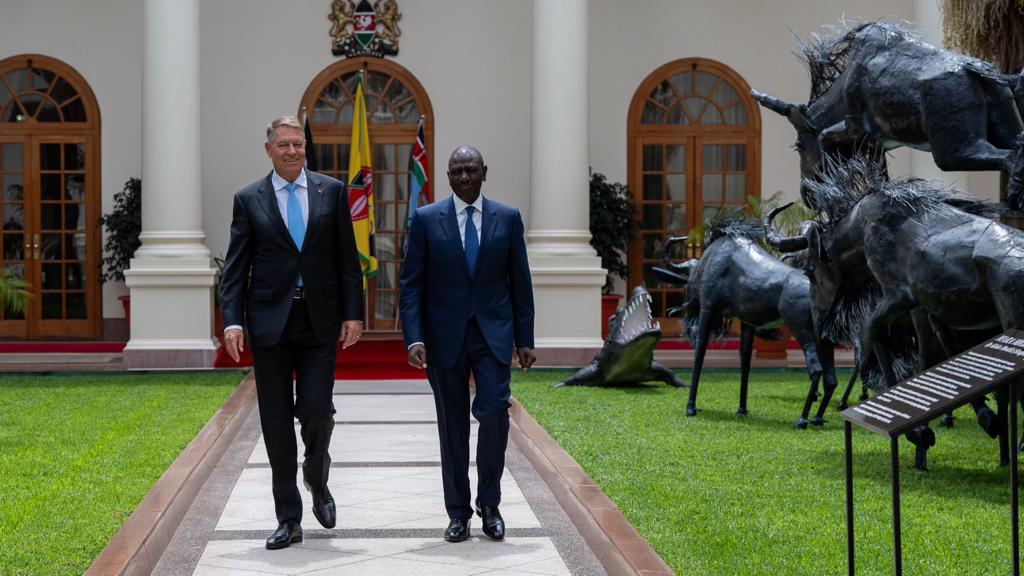 Romanian president kicks off Africa tour in Kenya