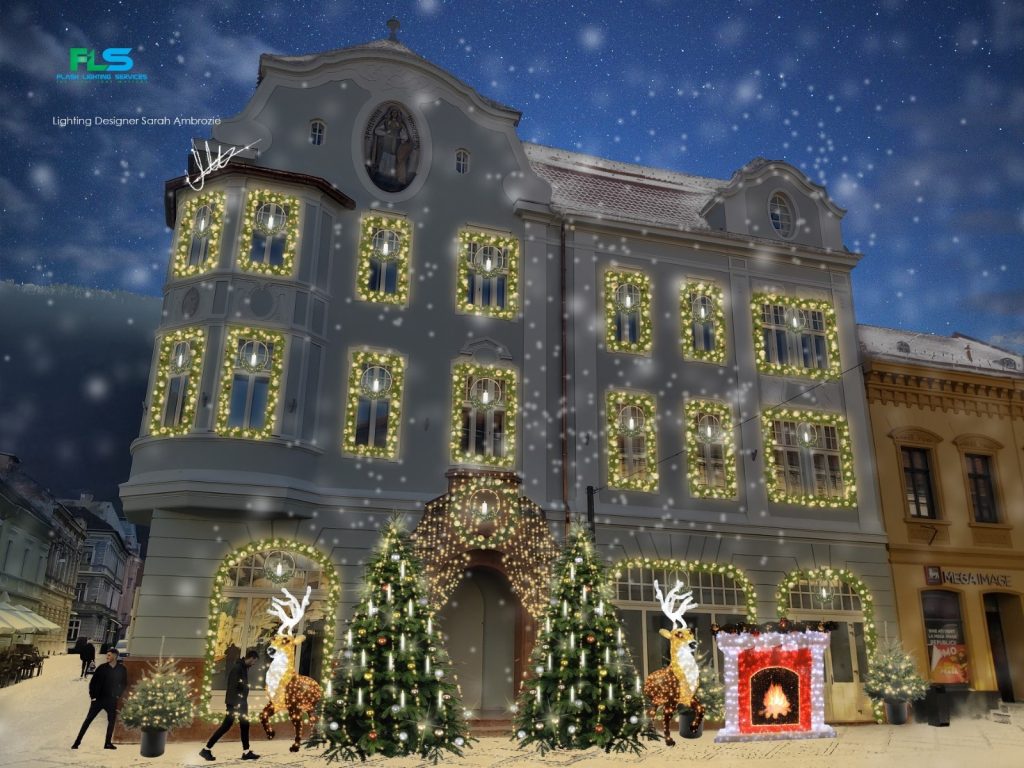 Central Romania: Brașov begins installing 80 Christmas trees and 1.2 million lights