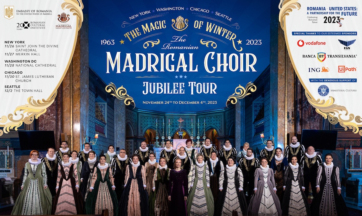 Romania’s Madrigal Choir returns to the US for special anniversary tour