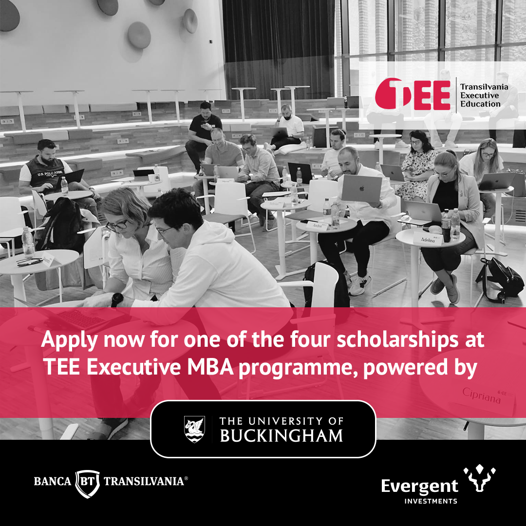 The competition for 4 Scholarships at TEE Executive MBA Programme begins today