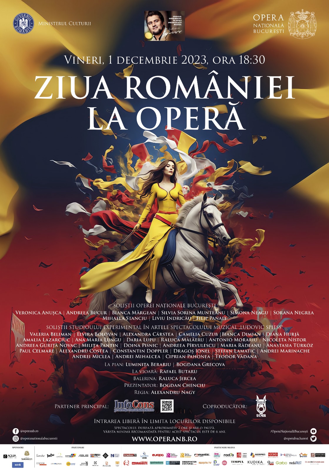 Romanian National Day celebrated through Extraordinary Concert at Bucharest National Opera