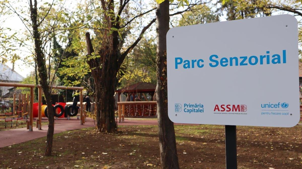 Sensory park for young patients inaugurated at Bucharest psychiatric hospital