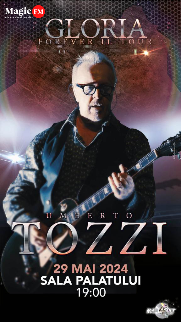 Italian singer-songwriter Umberto Tozzi to perform in Bucharest in 2024