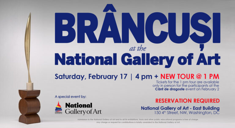 US National Gallery of Art in Washington to hold tour celebrating Romanian sculptor Constantin Brâncuși